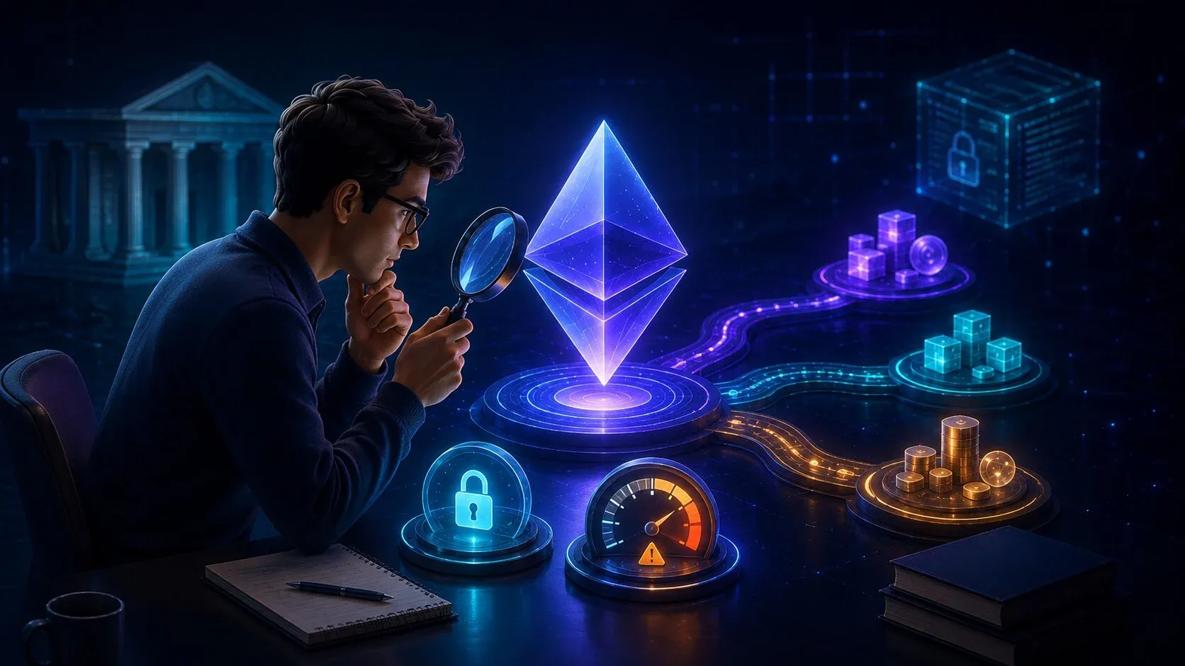 Nghiên cứu Ethereum vào năm 2026: khung đánh giá ETH trên Layer-2, staking và hoạt động trên chuỗi