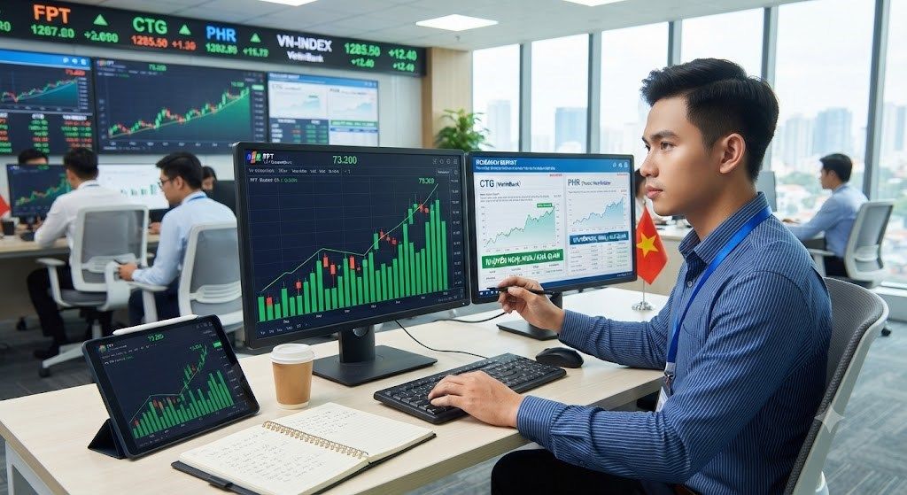 Khuyến nghị chứng khoán: Mua FPT, đánh giá khả quan CTG và PHR