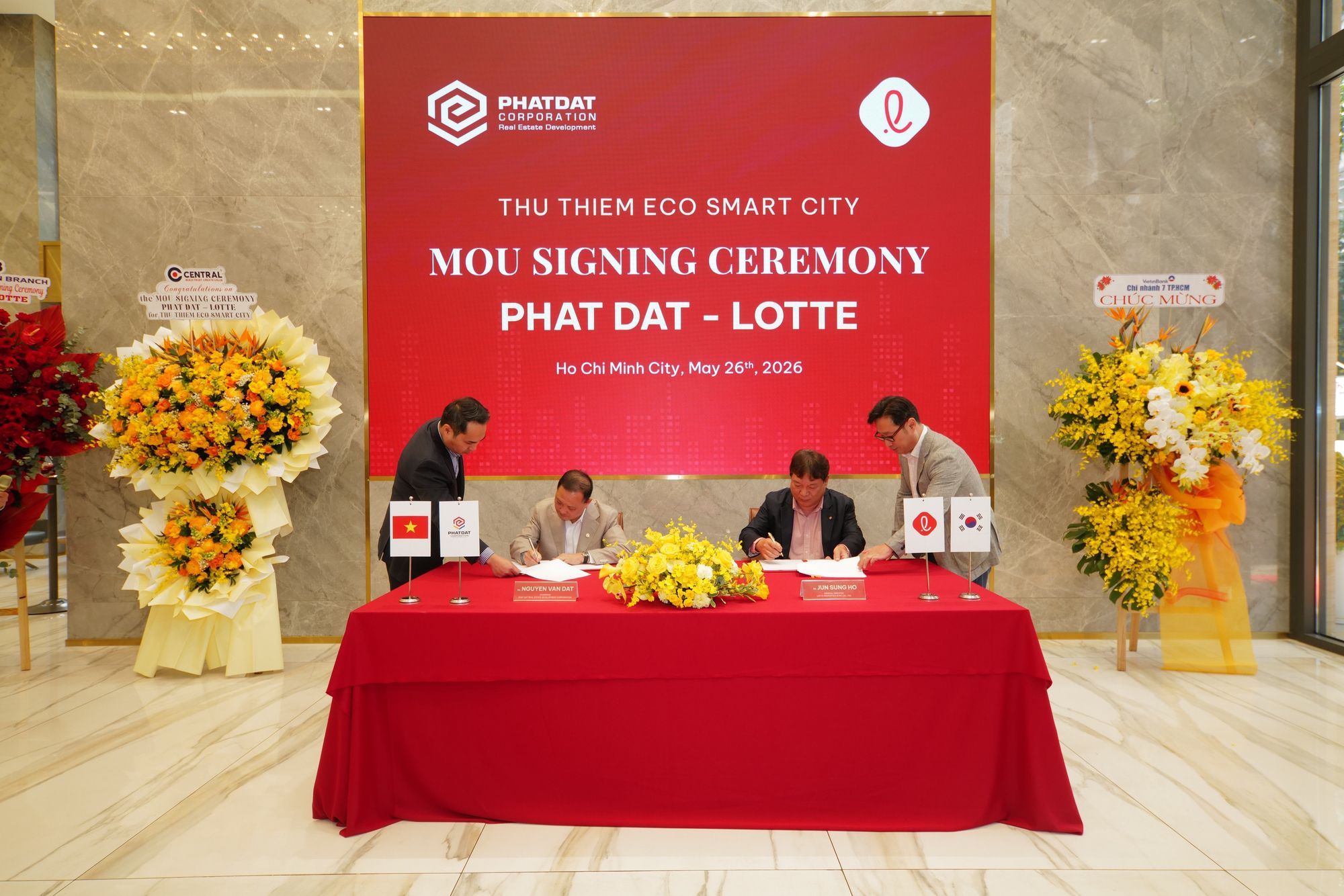 Phát Đạt hợp tác Lotte triển khai dự án 11 tòa tháp 50 tầng tại Thủ Thiêm