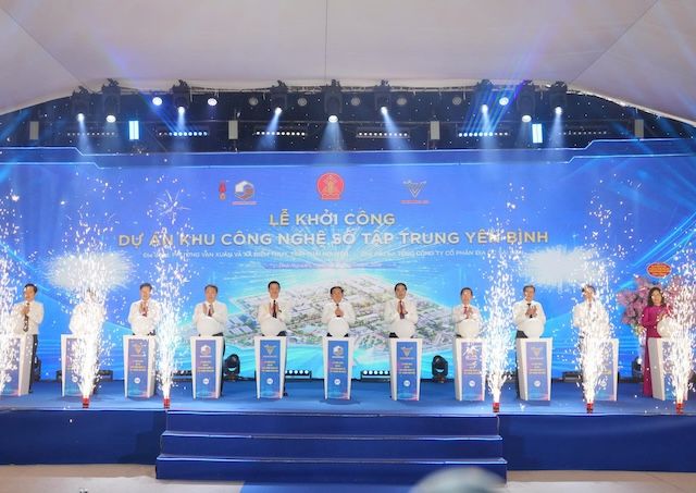 SGR khởi công Khu công nghệ số tập trung Yên Bình hơn 3,500 tỷ đồng tại Thái Nguyên