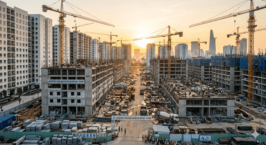 TP.HCM mở rộng quyền tiếp cận nhà ở xã hội từ ngày 1/4 khi ngưỡng thu nhập được nới và hộ gia đình có nhiều người phụ thuộc được ưu tiên