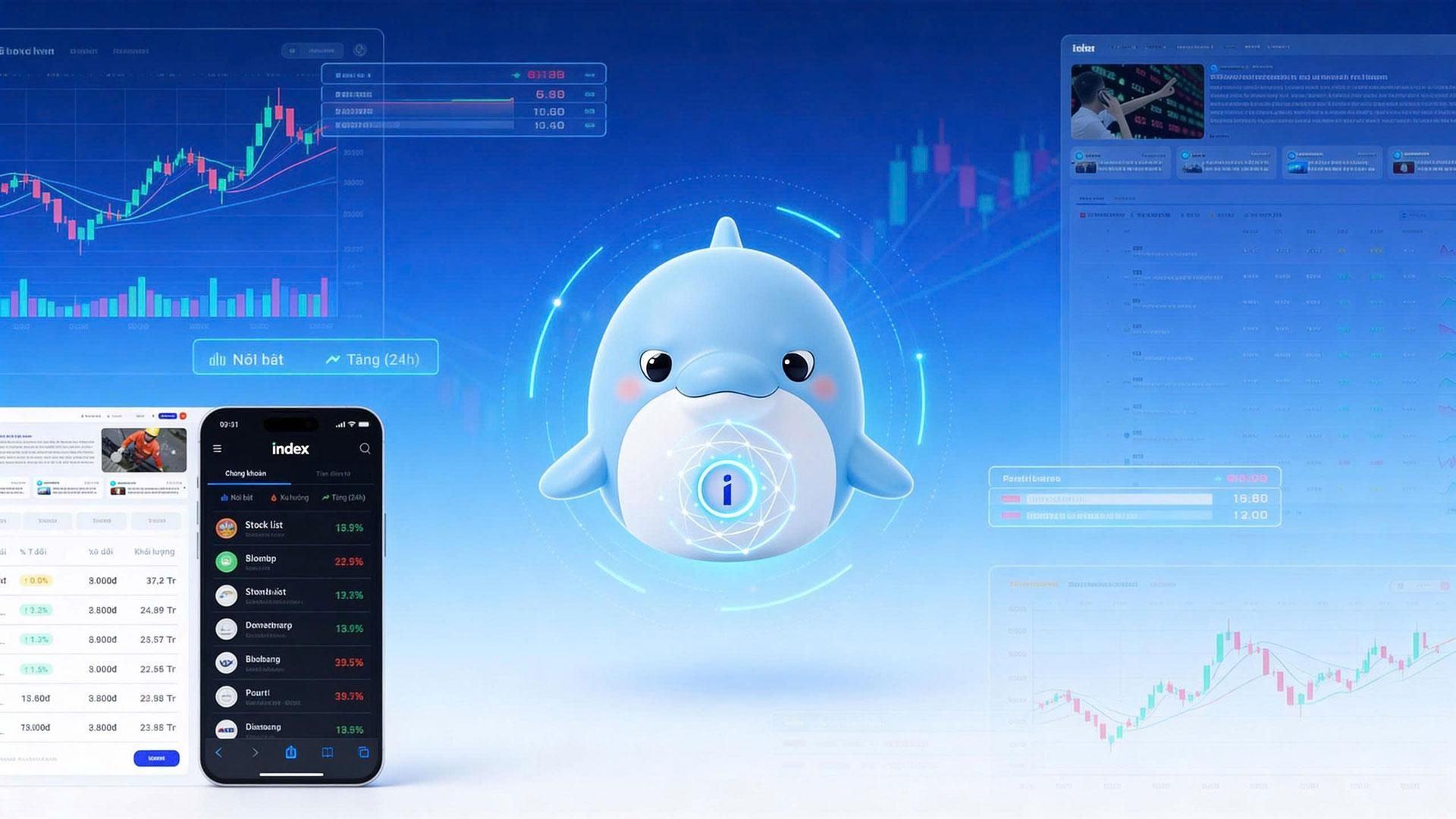 Ra mắt Index AI trợ lý ảo cho nhà đầu tư chứng khoán