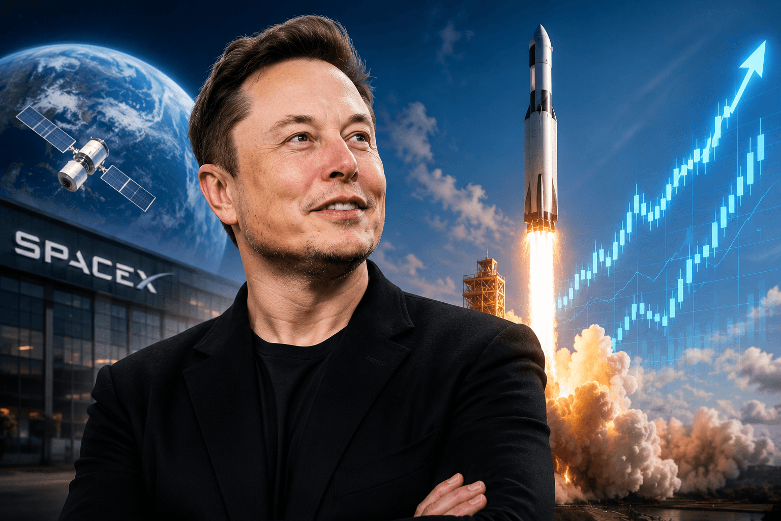 Elon Musk mất danh hiệu tỷ phú nghìn tỷ USD sau cú rơi của SpaceX