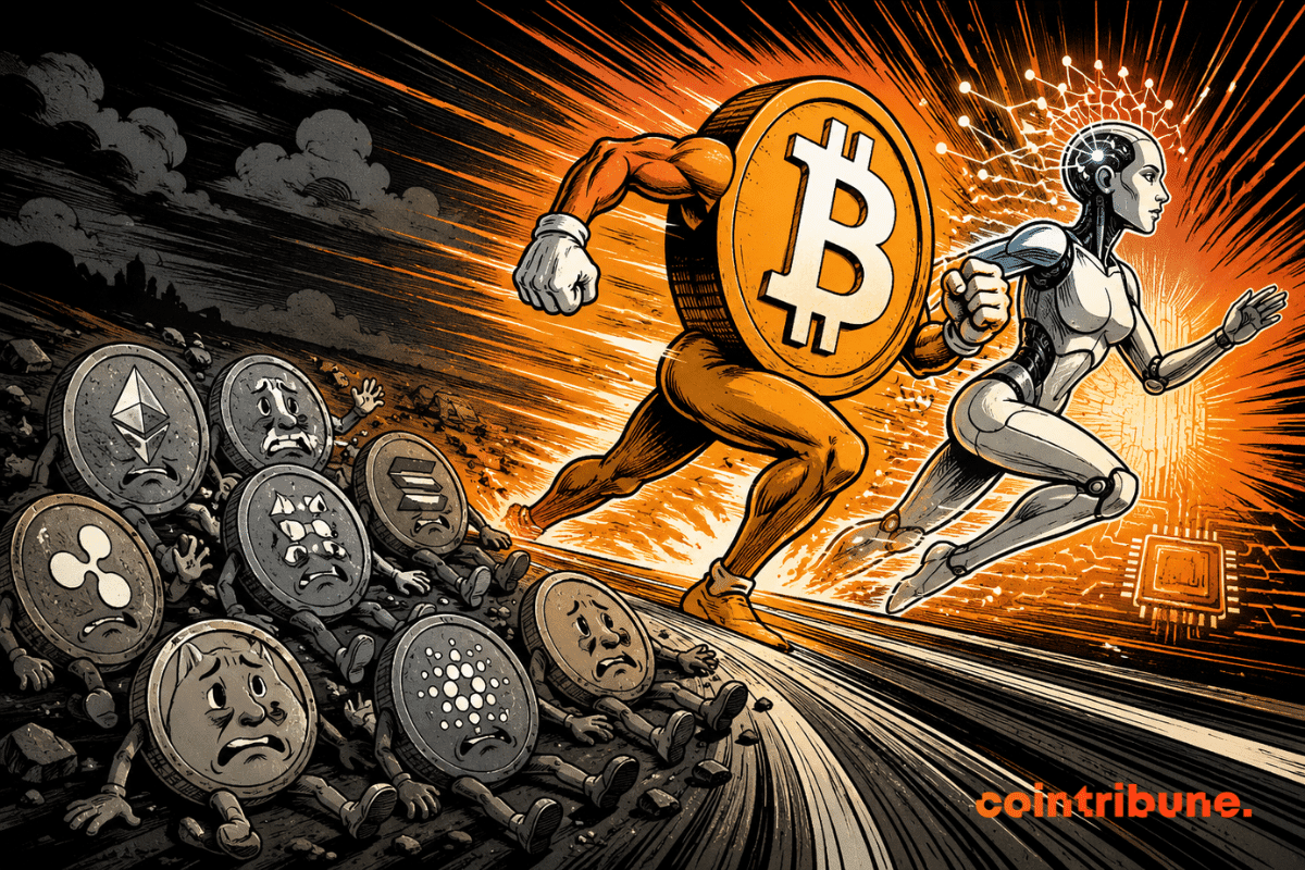 Altcoins Face Selling Pressure as Capital Flows Shift to Bitcoin and AI Assets
