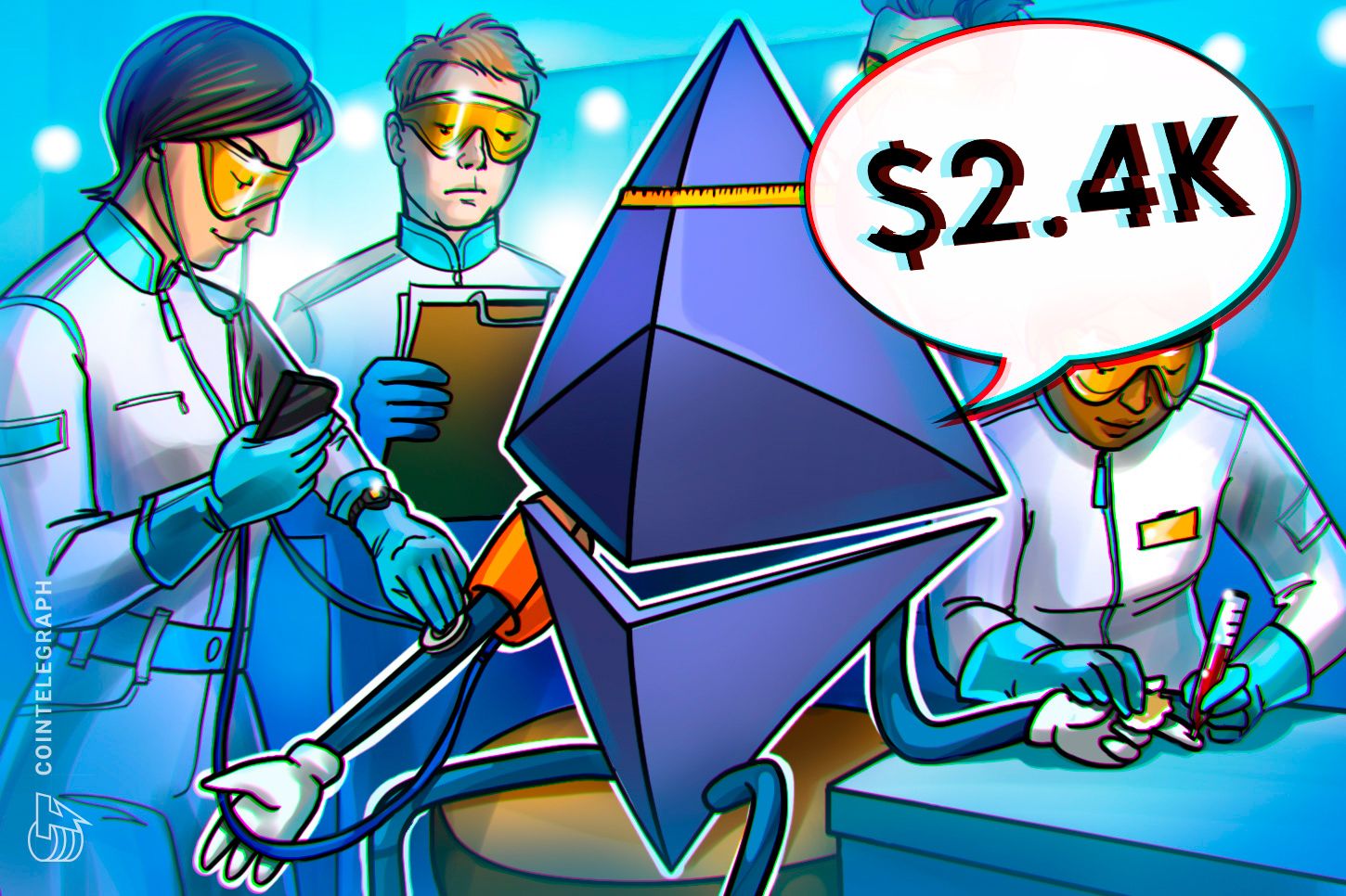 Ba lý do khiến đà tăng giá Ether bị dập tắt gần 2,4 nghìn USD