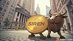 Siren (SIREN) giảm hơn 60% trong hai ngày khi memecoin đối mặt áp lực bán ra giữa đà suy thoái rộng của tiền điện tử