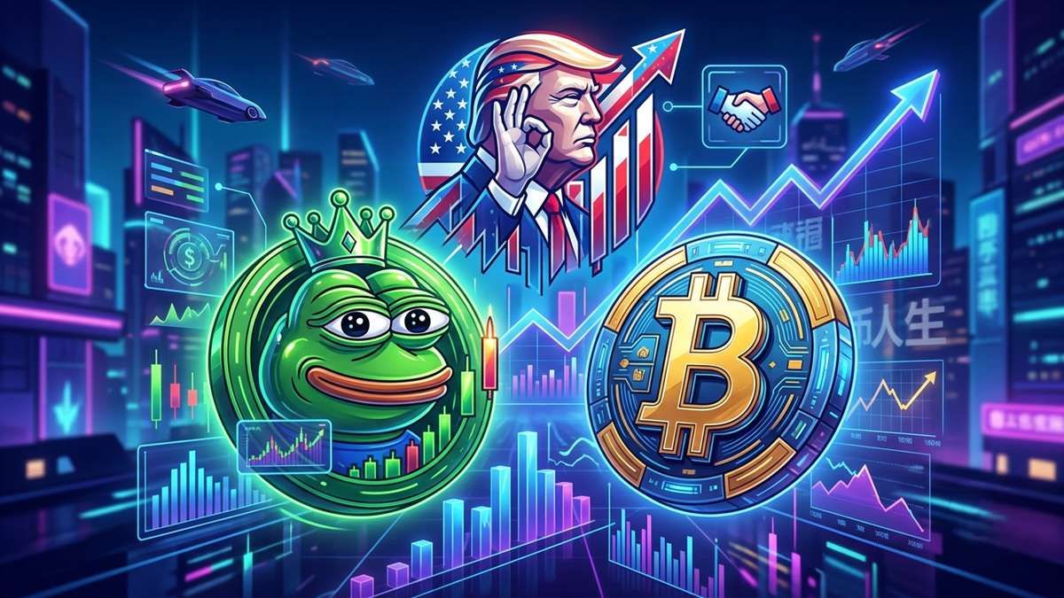 Meme coins BinanceLife, Pepe, and Official Trump show divergences in on-chain flows in the third week of June 2026
