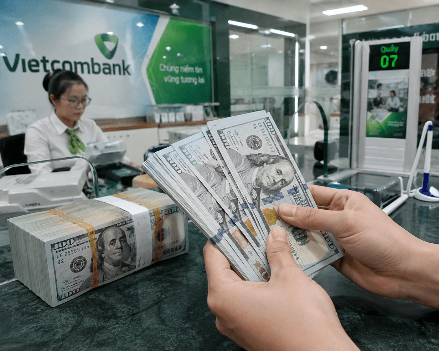 Tỷ giá USD ngày 16/8 Giá bán tại ngân hàng tăng lên 26.413 đồng/USD
