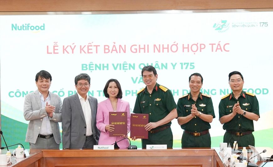 Nutifood và Bệnh viện Quân Y 175 bắt tay nghiên cứu dinh dưỡng lâm sàng
